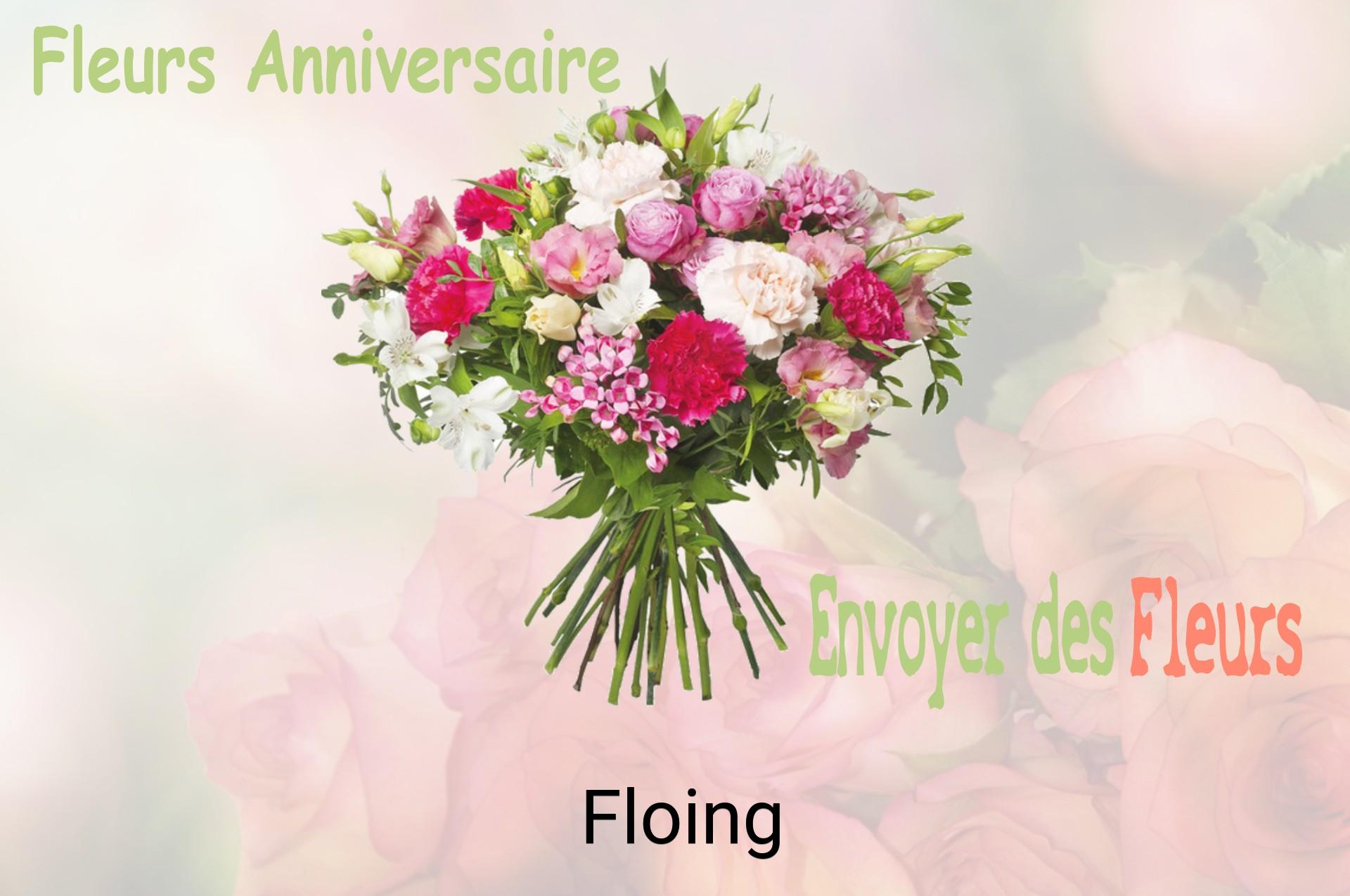 Bouquet de fleurs d’anniversaire livré à Floing
